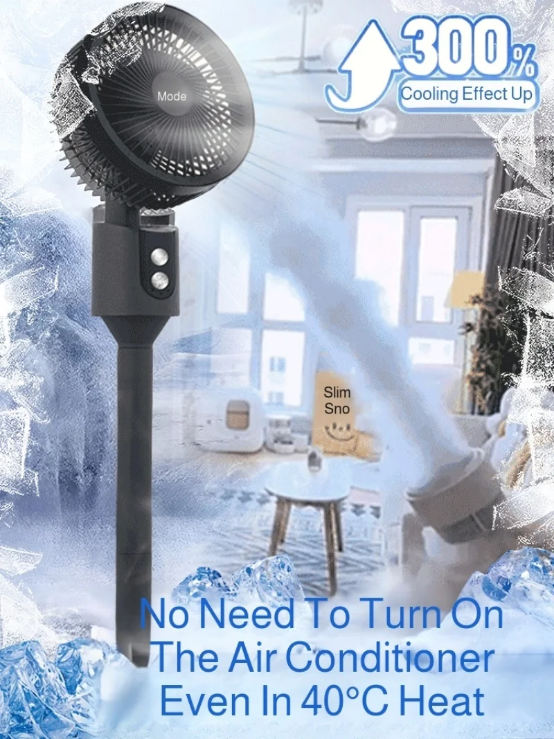 Ventilador de suelo de circulación de aire ultrasilencioso, ventilador de suelo silencioso de turbina, ajuste de viento de tres velocidades, ventilador de refrigeración para el hogar y la Oficina