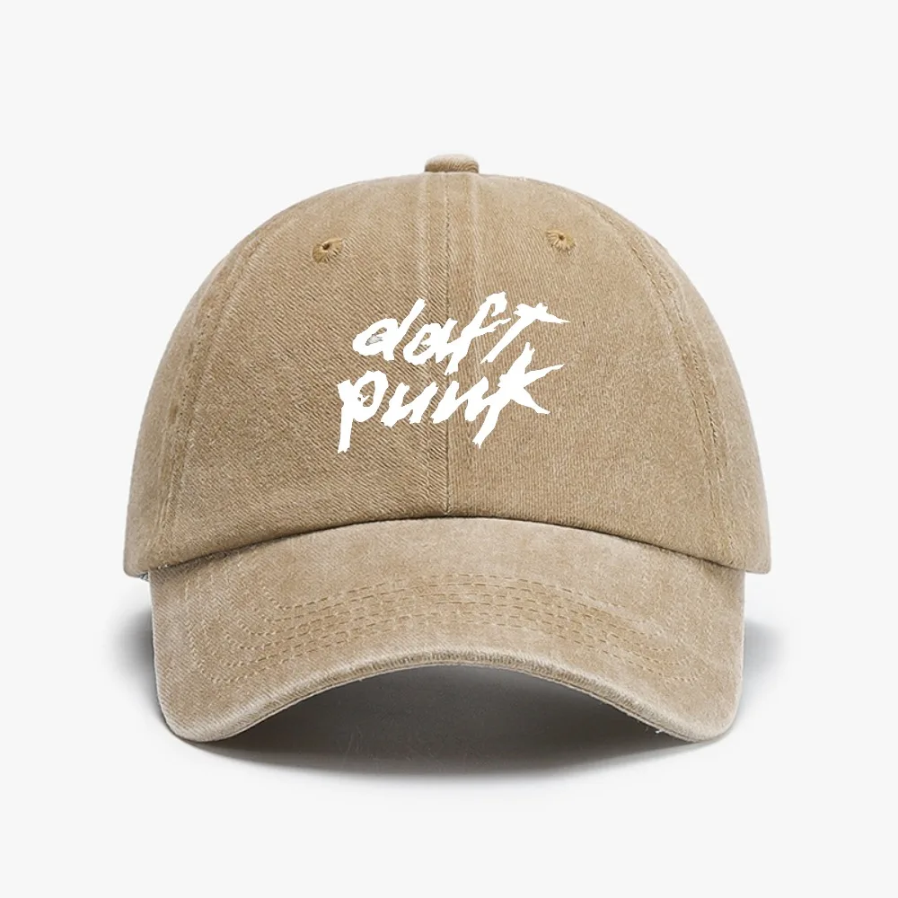 Punk Daft Vintage Banda denim baseball Hat men women Vintage style Washed Soft top cowboy hats outdoor casual sun caps