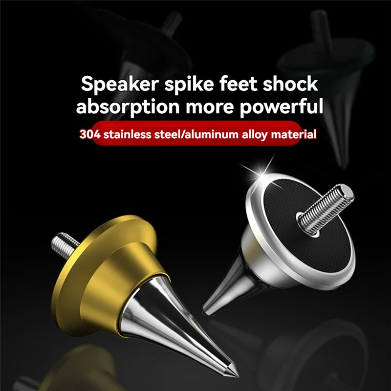 New-Speaker Isolation Spike Feet Stand Damper Cone For Hifi Audio Turntable Recorder AMP