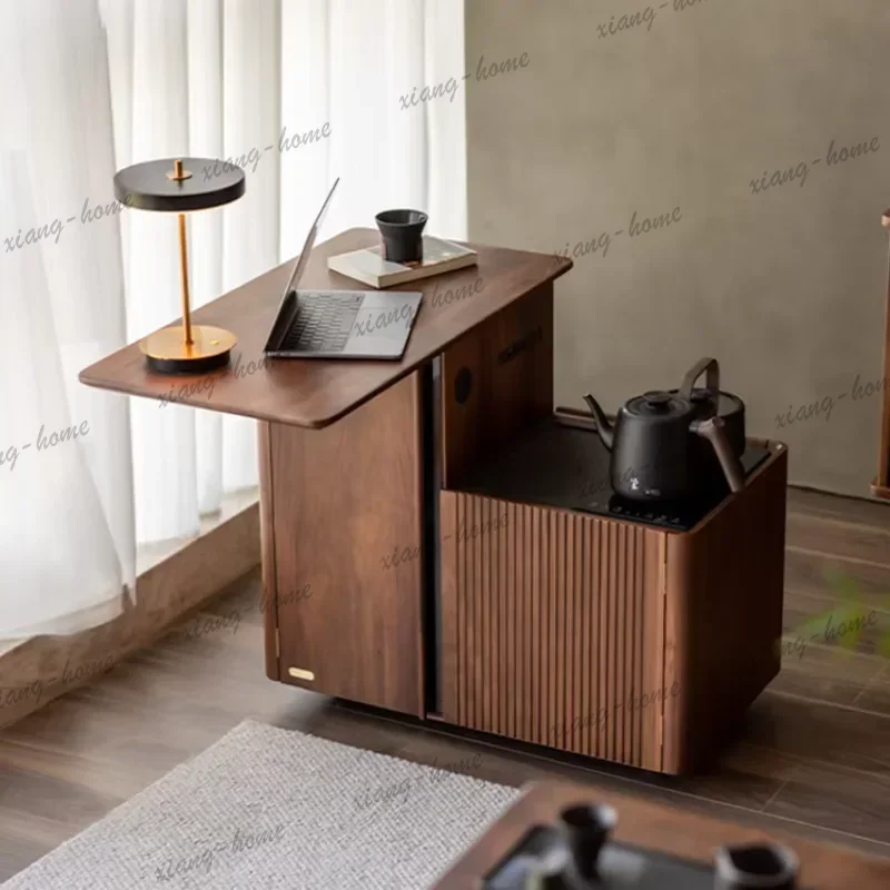 ld Drain Kettle Cooker Tea Table Living Room Outlets Design Modern  Small Rotatable Nordic Mesa De Centro Sala Furniture