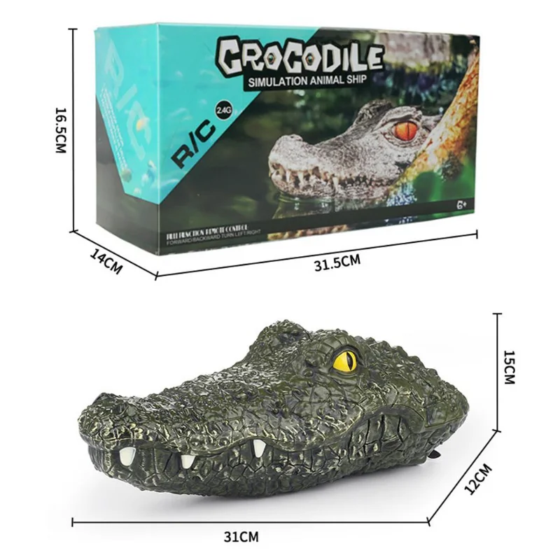 Crocodile Head Remote Control Boat High-speed Speedboat Oversized Waterproof On Spoof Children\'s Toy Boat Model Simulation