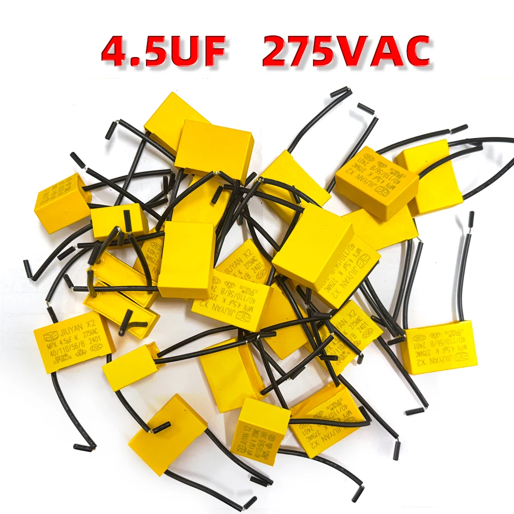 4.5UF Safety 275V Capacitor  275VAC 225 Pitch 27mm Polypropylene Film Capacitor Capacitance