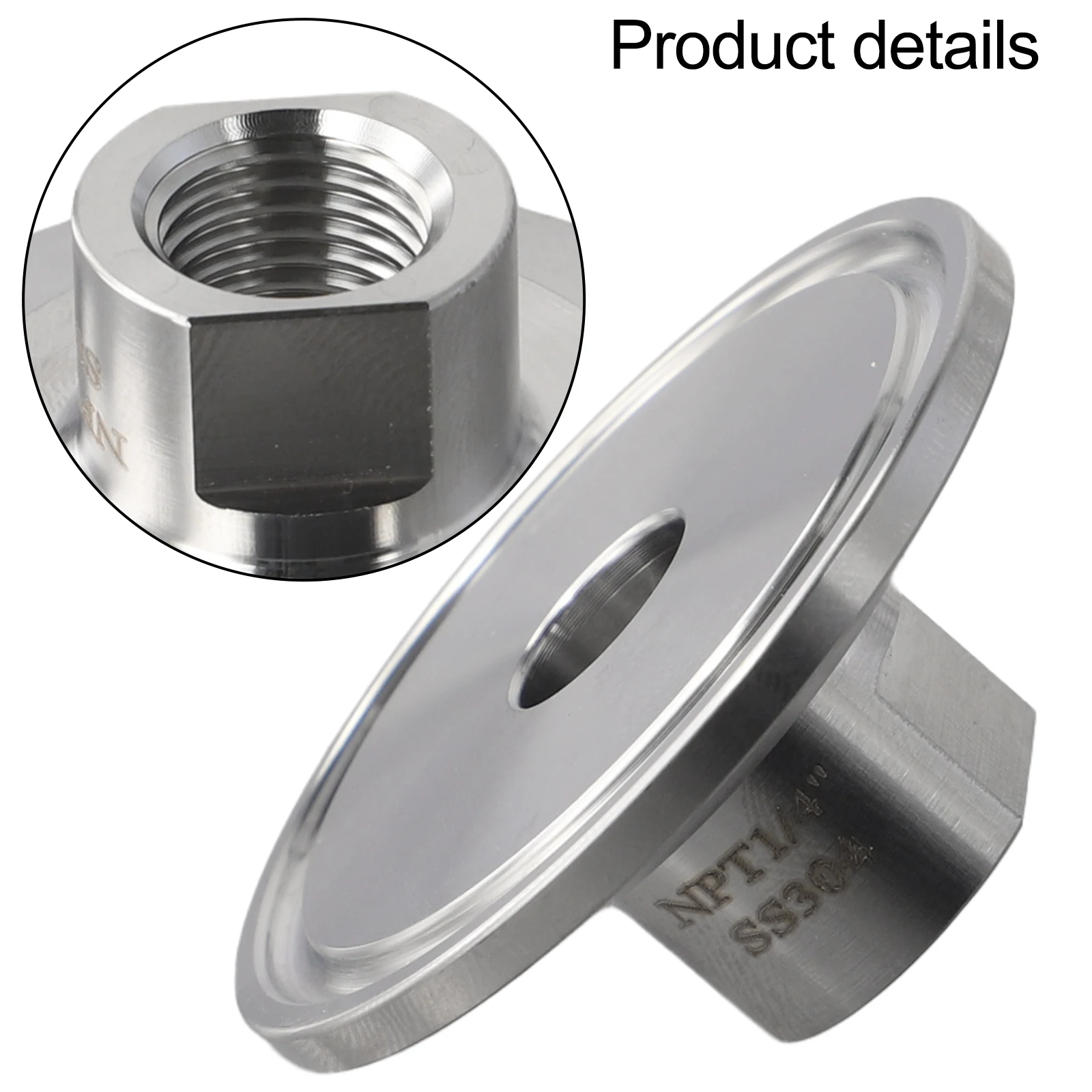 Tri Clover Fittings Tri Clamp Adaptor Accurate Size Connection Heat Resistant Connector 304 Stainless Steel Clamp