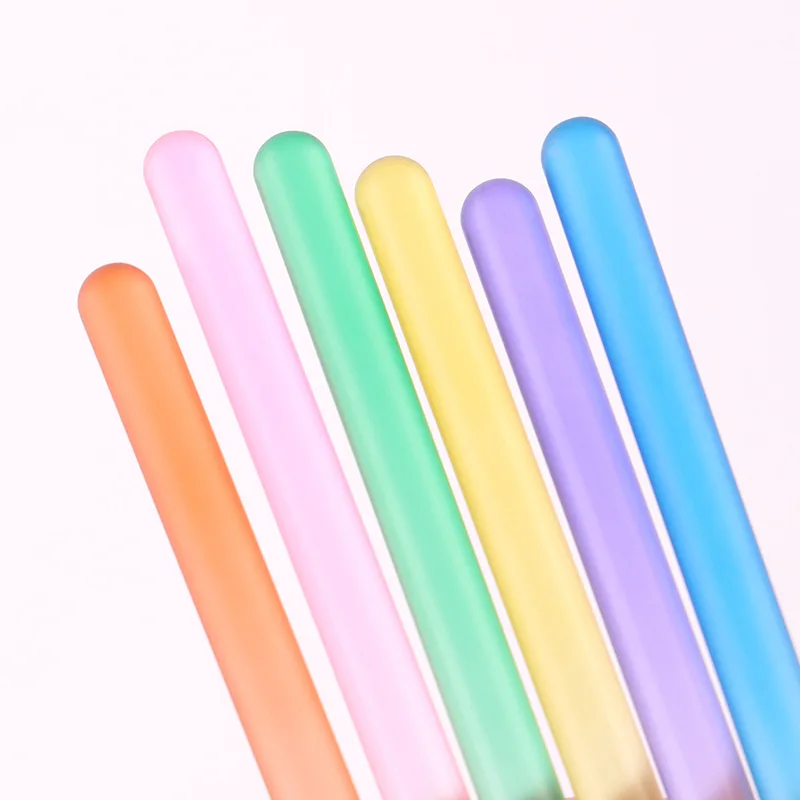 1/6PCS Nagel Pinsel 6Styie Nagel Liner Pinsel Nagel Malerei Stift Acryl UV Gel Pinsel Kristall Ombre maniküre Spachtel Poly Werkzeug
