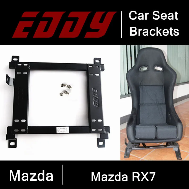 EDDY High Strength Car Seat Base for Mazda RX7 Iron Stainless Car Seat Mounting Brackets Auto Parts Accessories