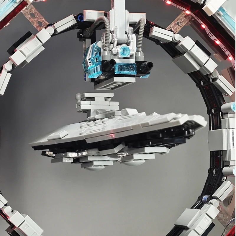 Creative Star Spaceship MOC Bricks Model Classic Movie Starship Building Blocks Toys DIY Kid Adult  Birthday Gifts Room Ornament
