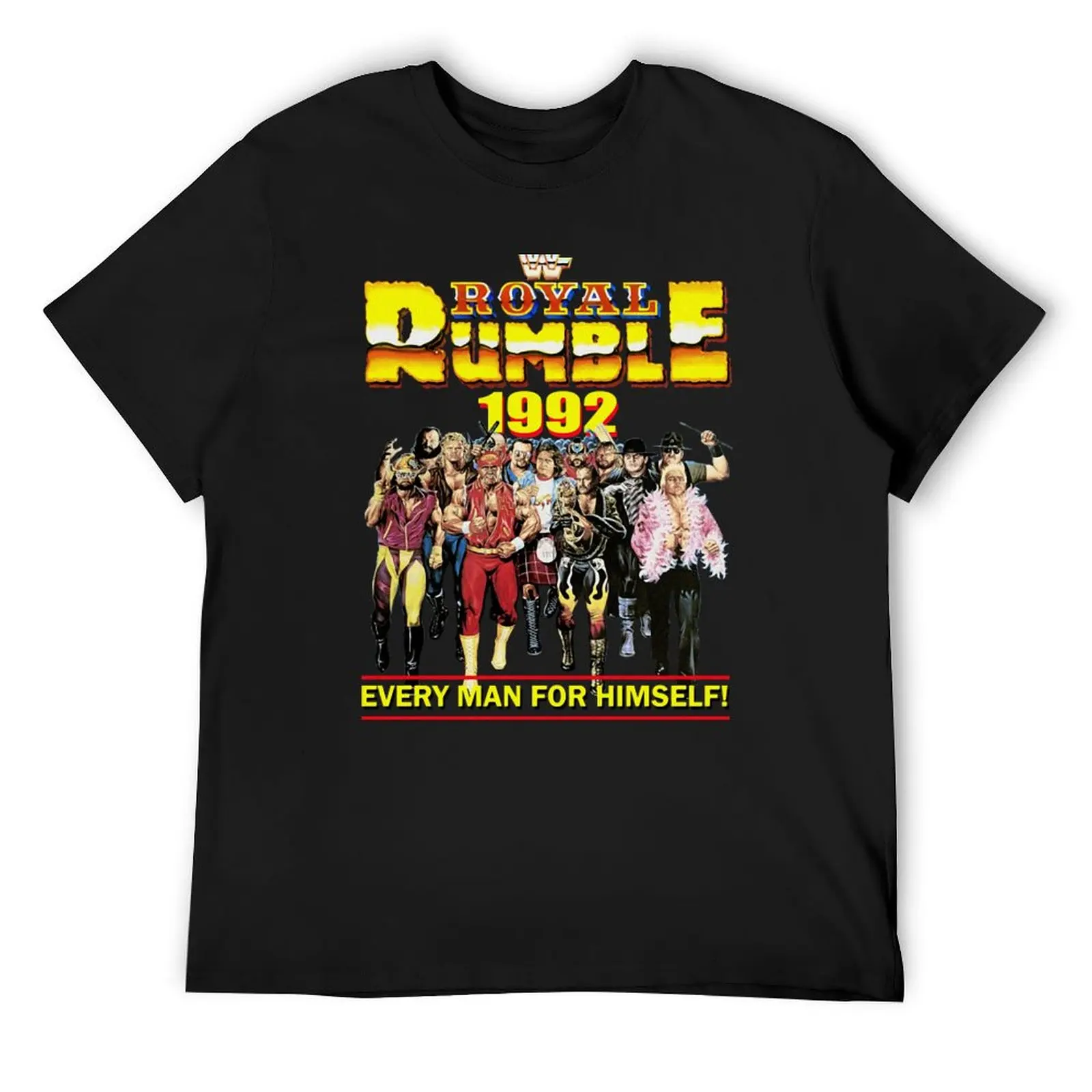 

The 1992 WWF Rumble T-Shirt summer top shirts graphic tee plus size tops mens champion t shirts