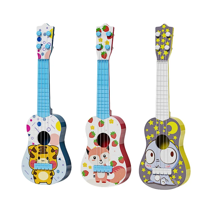 Children's simulated guitar toy beginners mini guitar instrument can play music for boys and girls, best birthday gift for boys