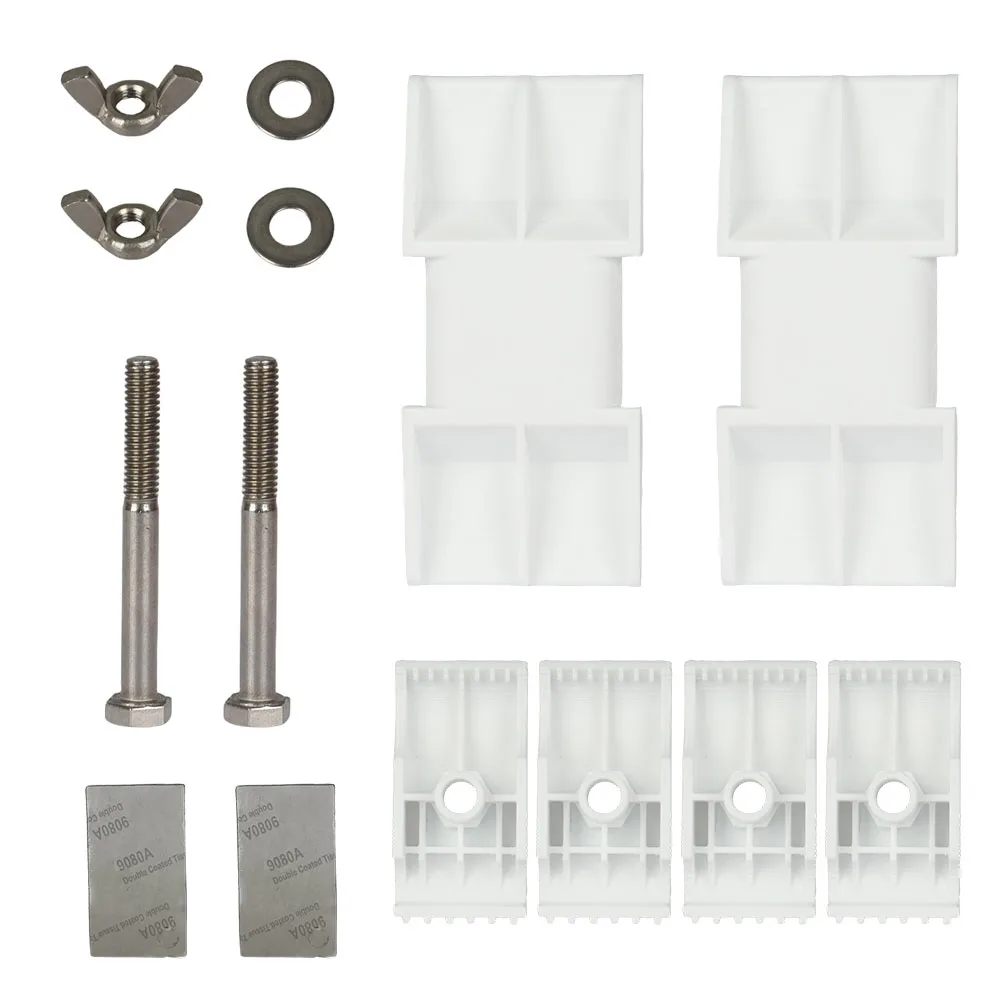 Caravan TV Antenna Pole Clips Kits For Volkswagen Campervans Boats Motorhomes RV Caravan TV Aerial Mast Pole Clamps Parts