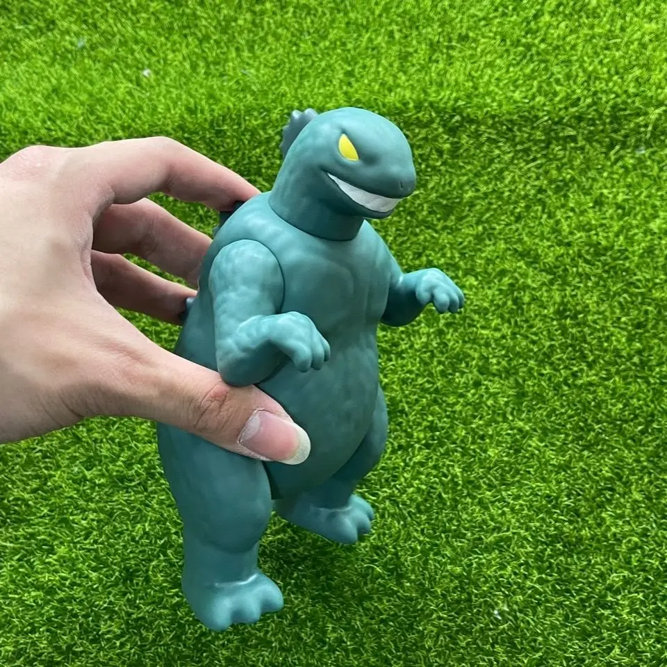 17cm Crayon Shin Chan  Ass Monster Godzilla  Cute Ass Dinosauria Anime Figurine Movable Monsters Statue Children Toys