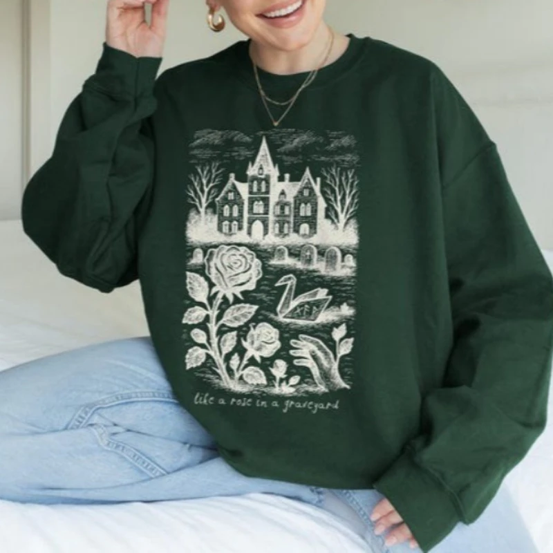 Subtle Dramione Sweatshirt Book Club Sweatshirt Merch Manacled Sweatshirt Enemies To Lovers Sweatshirt Gifts Origami Swan Hoodie