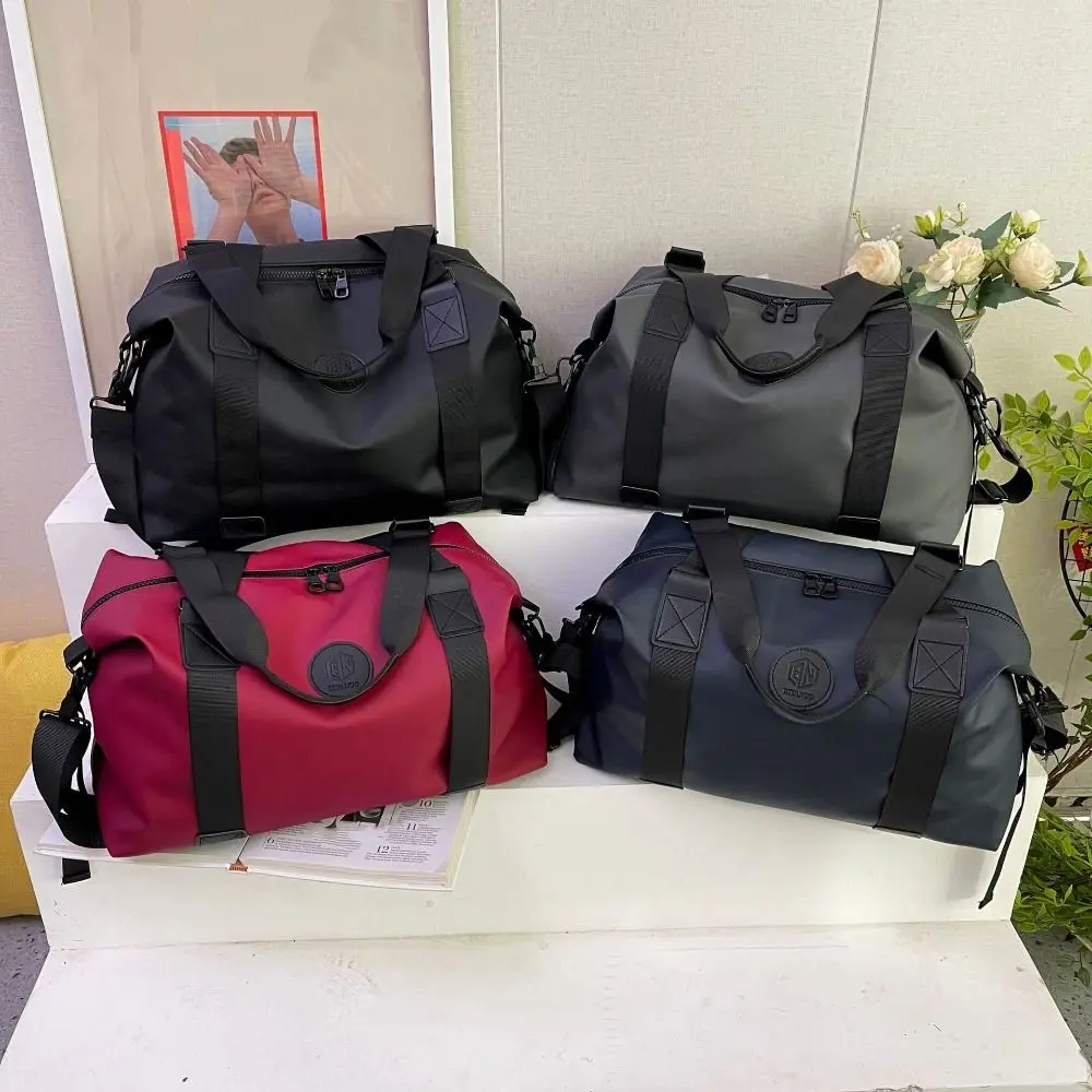 短距離移動用大容量スポーツフィットネスバッグ-防水ラゲージバッグ-旅行用ハンドバッグ-軽量クロスボディジムバッグ-ビジネスバッグ
