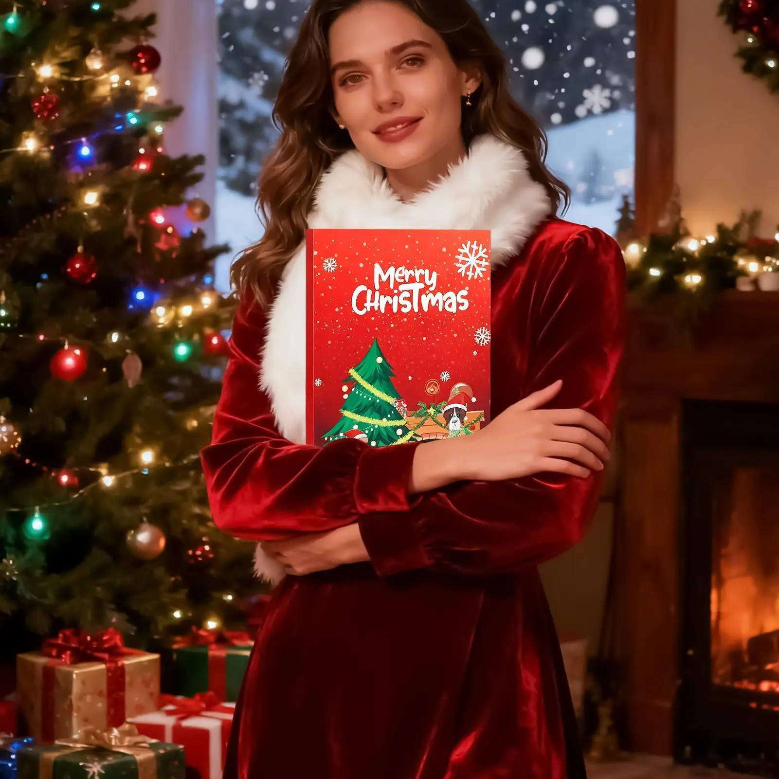 

Календарь обратного отсчета, многоразовая праздничная коробка, 24-дневный набор обратного отсчета для собак, для праздничных вечеринок, семейных фестивалей, семьи