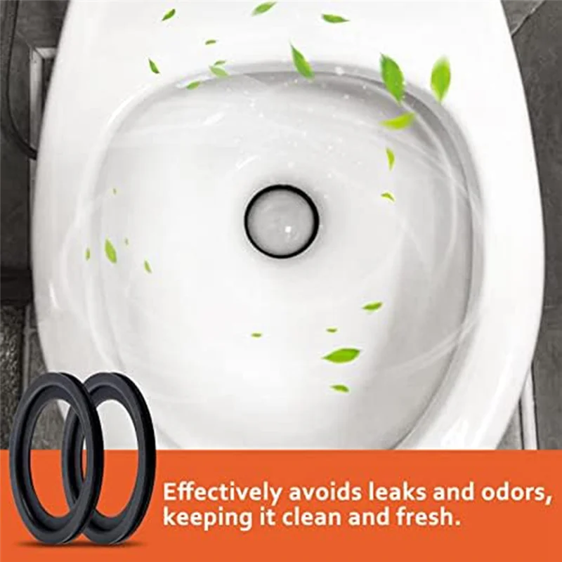 

ABKJ-2Pcs RV Toilet Seal Kit Perfect Replacingfor 300/310/320 RV Toilet Parts Solve The Leakage Problem Easy To Use