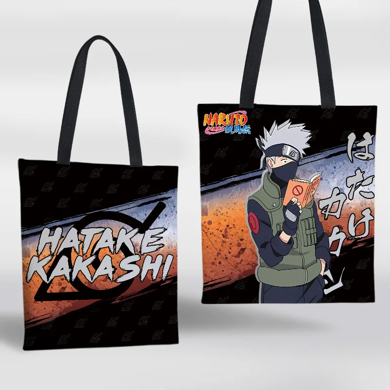 Uchiha Sasuke Itachi Hatake Kakashi Namikaze Minato Gaara Cosplay COSTUME une épaule toile sac à main papeterie fichier sac