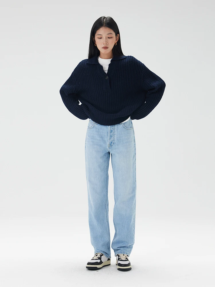 

No.93 Американские свободные женские джинсы с высокой талией, прямые брюки длиной до пола, утягивающие длинные брюки, осень-зима, Новое поступление