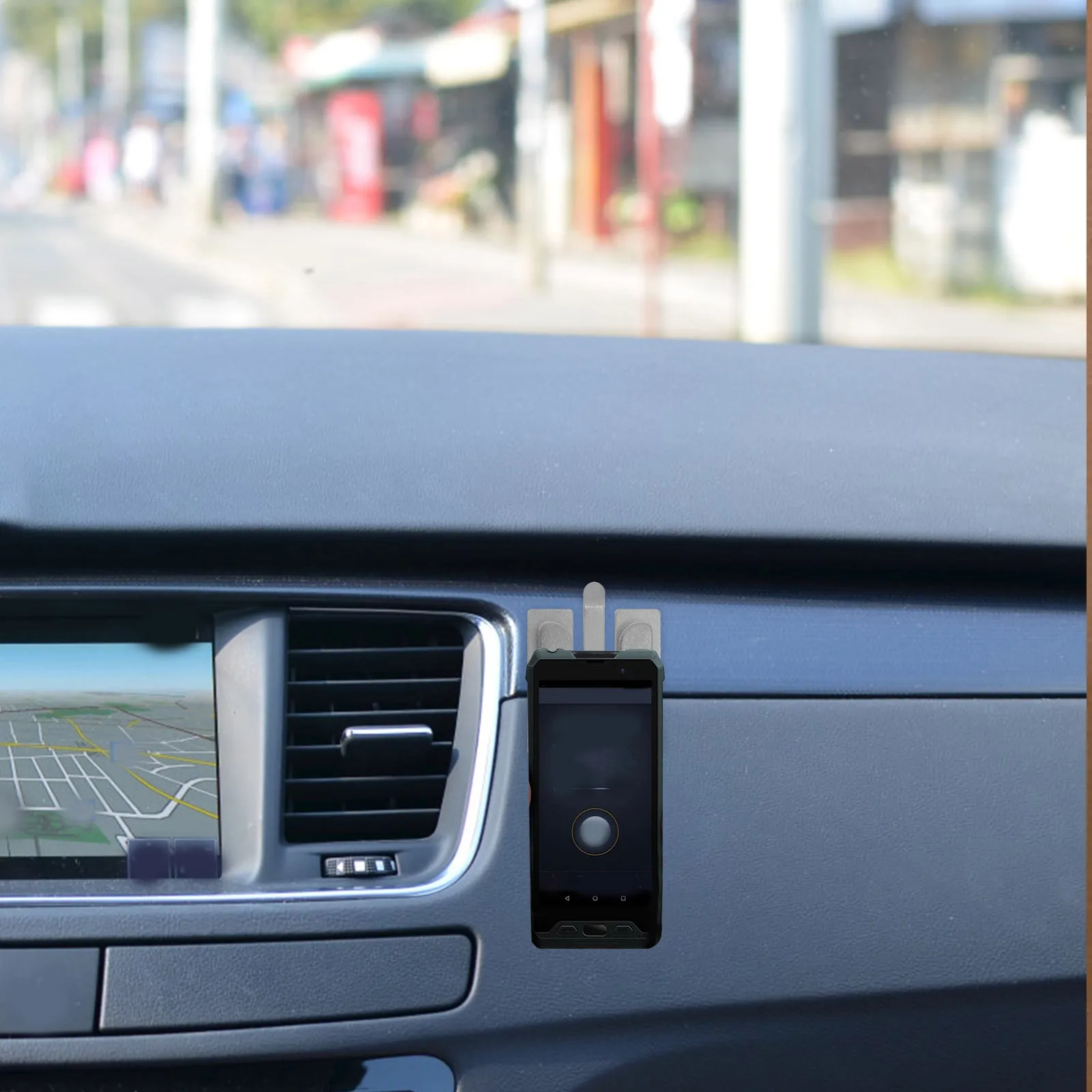 

2 Pcs Holder Durable Metal Bracket for Car Radio Accessories Car Microphone Holder Compatible Vehicle Speaker Hanger