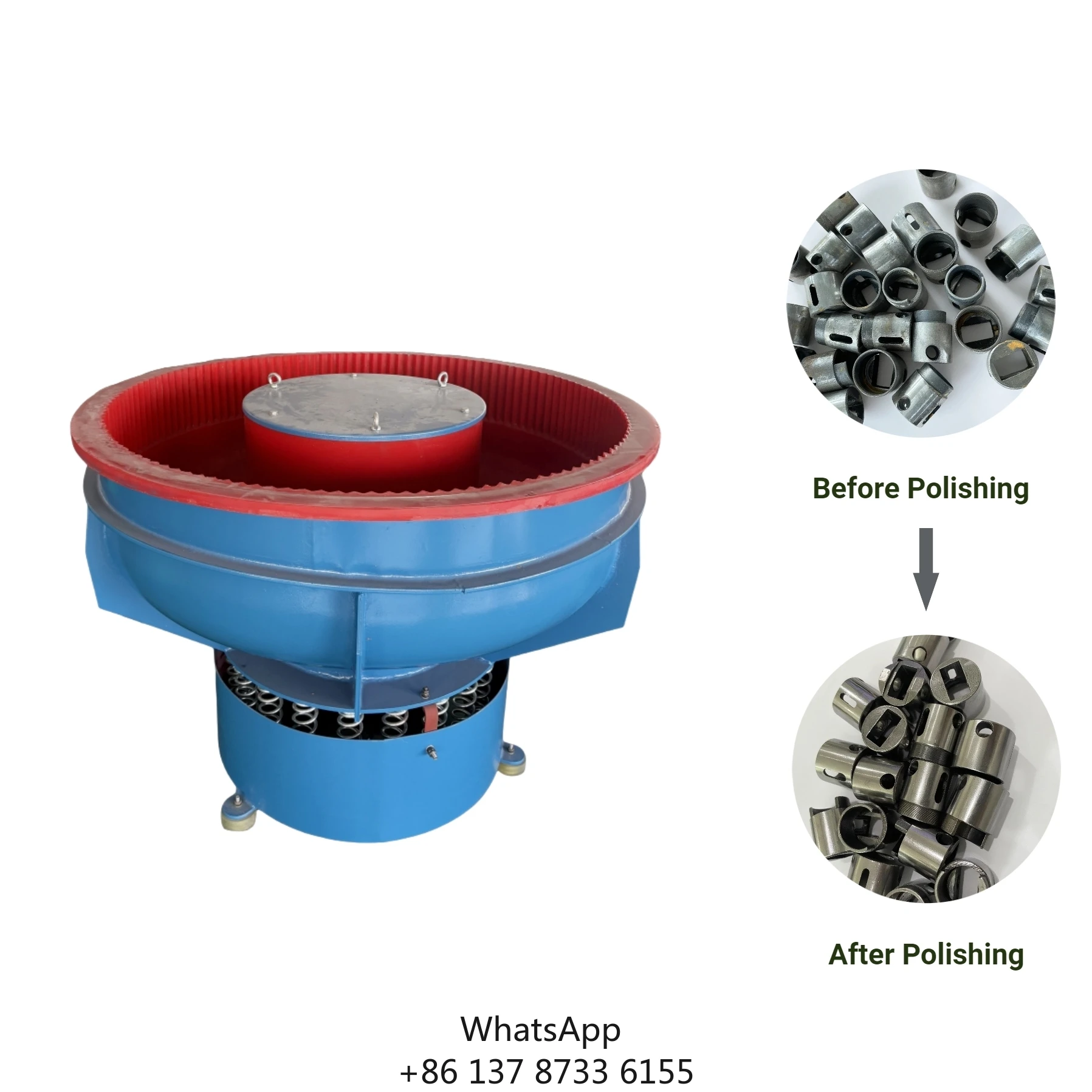 Highly Wear-Resistant Corrosion-Resistant Finishing Vibratory Machine For Metal Working Factory-Supplied Core Motor Bearing