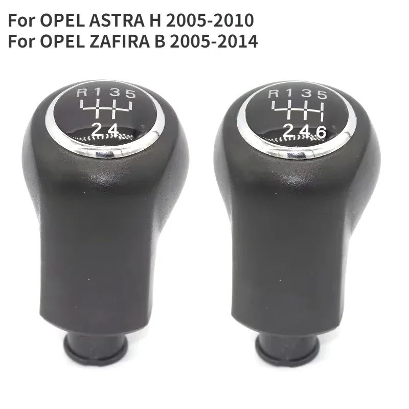 5/6 Speed For Opel Astra H III/ Zafira B / Vauxhall 2005-2010 Car Styling Manual Gear Shift Knob Lever Stick Pen