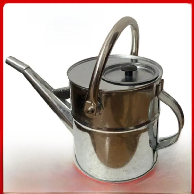 Galvanized White Iron Oil Drum 20L 15L 10L Long Mouth Portable Gasoline Oil Bucket Handheld Filter Net Fuel Tank for Kitchen