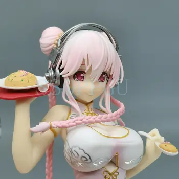 Emontoys Sonicomi SUPER SONICO 旗袍手辦 1/7 動畫女孩 PVC 可動人偶玩具 SONICO 雕像 遊戲收藏模型娃娃 6 最佳銷售 索尼子動漫手辦 - №1