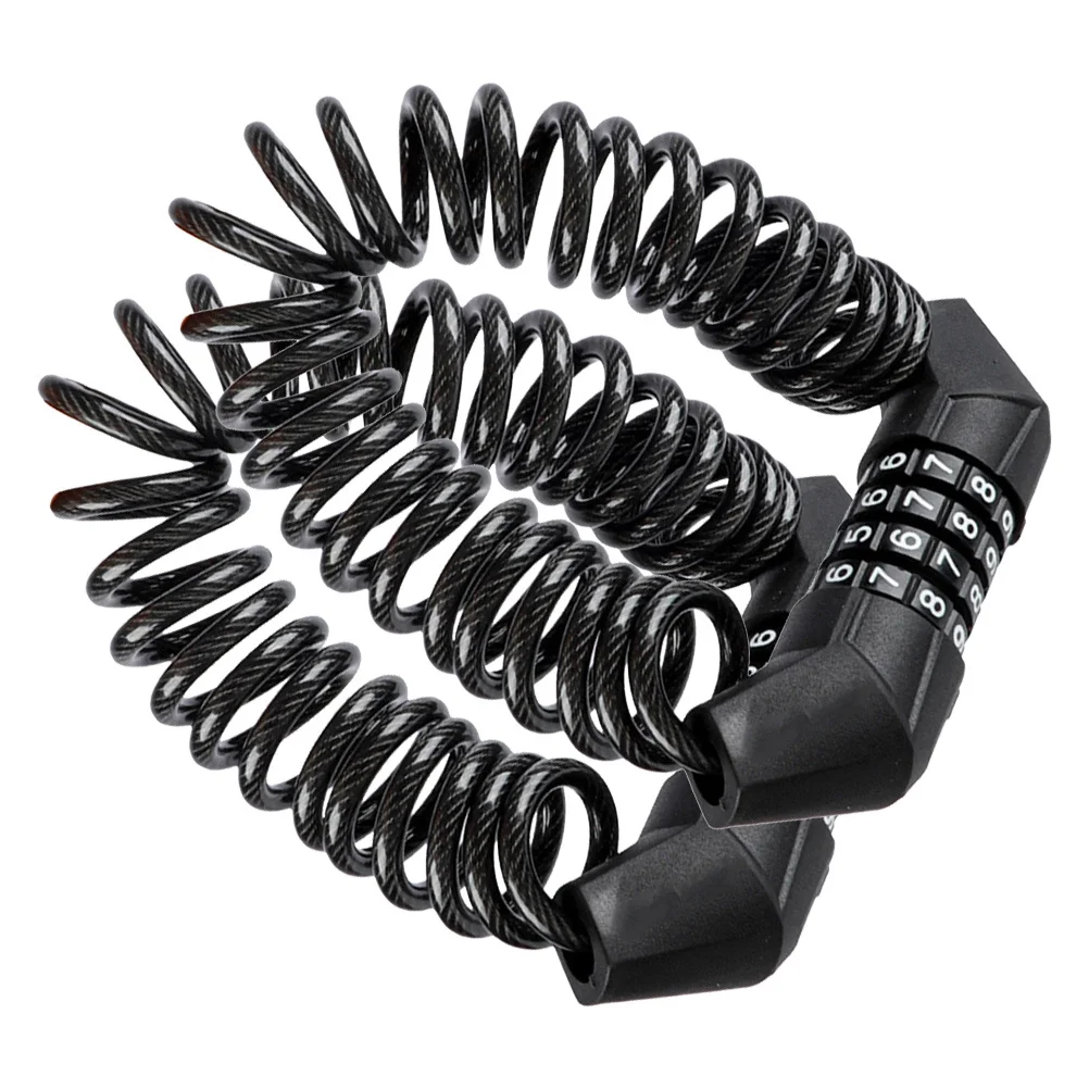

2Pcs Bike Lock 4 Digit Combination Antitheft Security Supply for Helmets Bicycles Scooters Daily Commutes