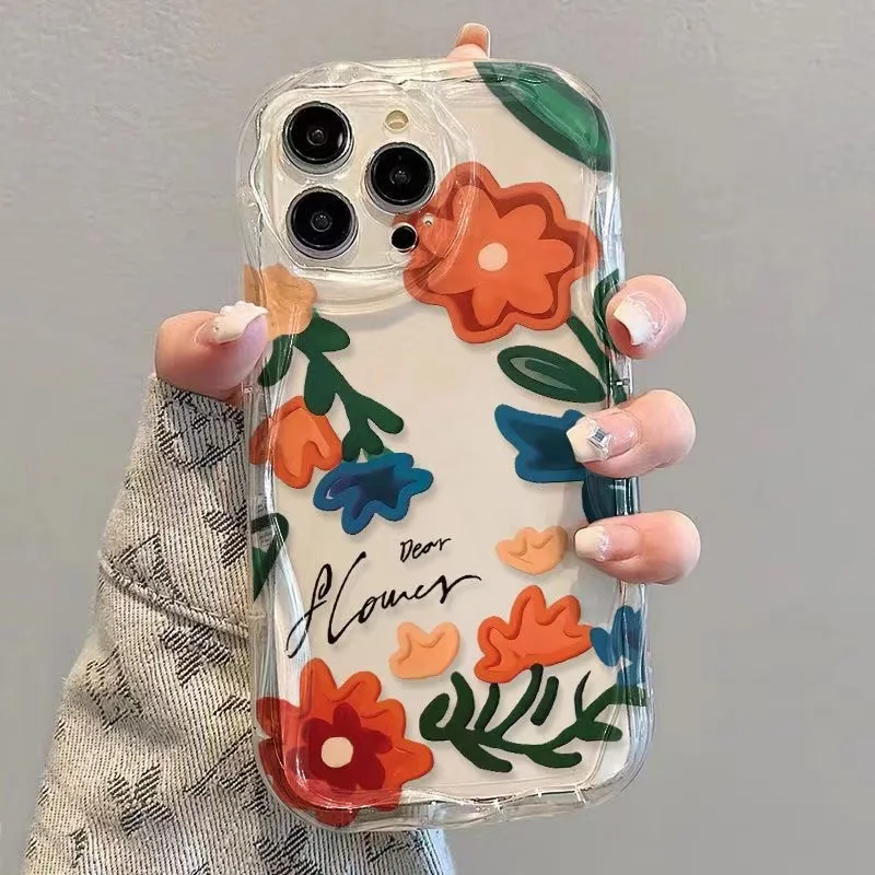 Flower Color Tpu Case For Honor X6B X7 X8 X8A X7A X6 X6S X6A X7B X8B X9B X9 9X Honor 20 50 70 90 200 Magic 4 6 Lite Phone Cover