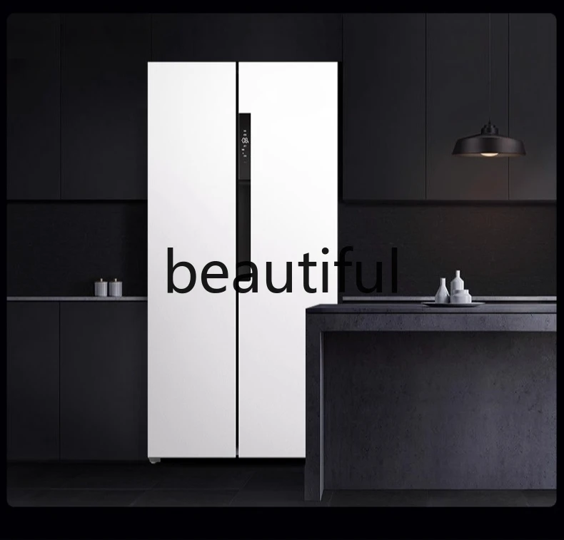 

dissipation, opposite door refrigerator ultra-thin zero embedding first-level frequency conversion large-capacity double door