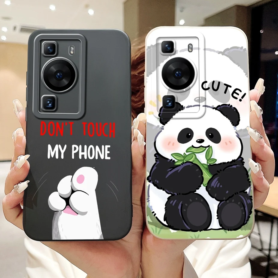 For Huawei P60 Pro Case MNA-AL00 Cute Funny Cartoon Cover Soft Silicone TPU Phone Case For Huawei P60 Art P 60 Pro Fundas Bumper