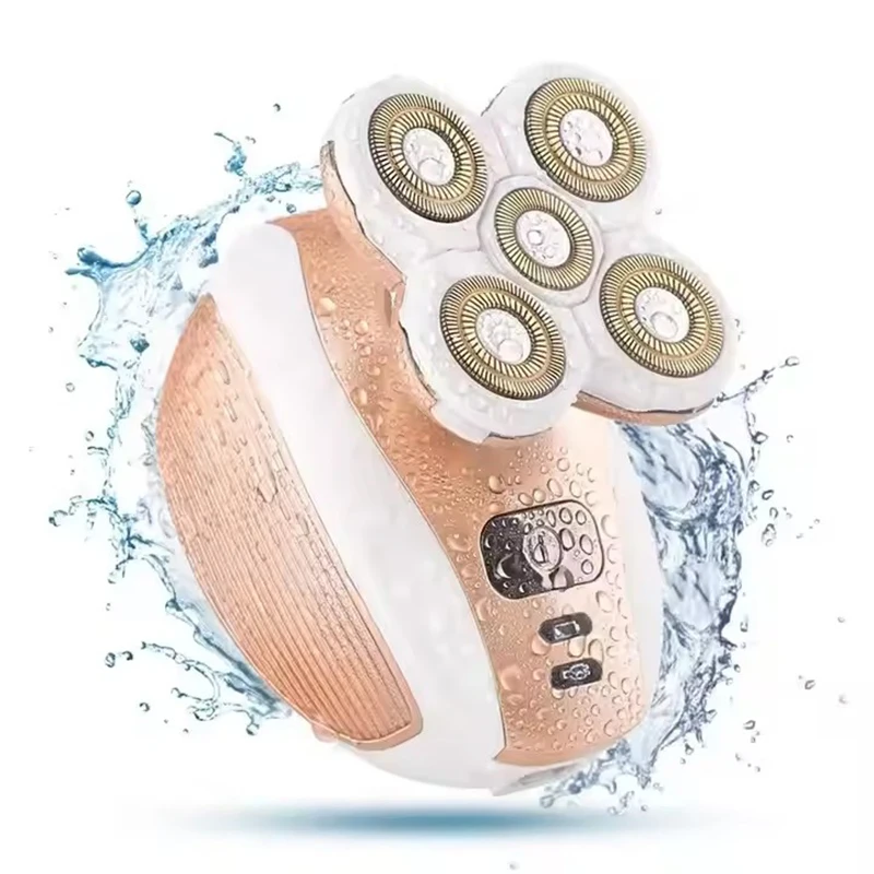 Pencukur kaki elektrik untuk wanita, pisau cukur wanita tanpa rasa sakit dapat diisi ulang untuk pemangkas Bikini wanita ketiak lengan bawah tubuh wajah bibir