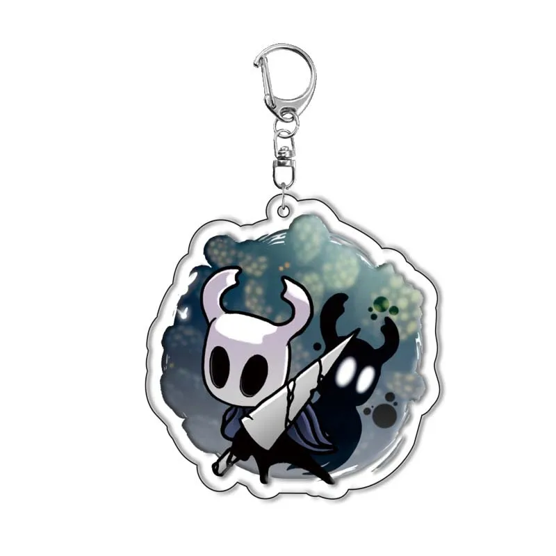 Anime Hollow Knight Game Cosplay Keychain Octopus Cartoon Figures Acrylic Pendant Key Chain Bag Charm Accessories Gift Wholesale