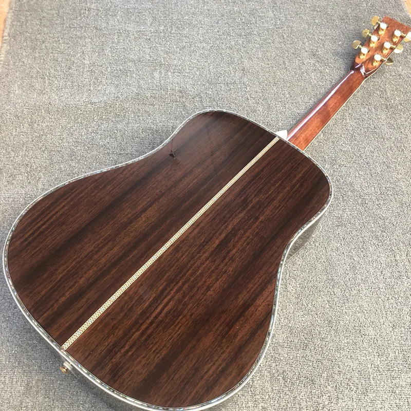 جيتار صوتي عالي التنوب صلب ، نوع D ، موديل 45 ، 41 "، مخصص من المصنع ، متوفر بالمخزون #5