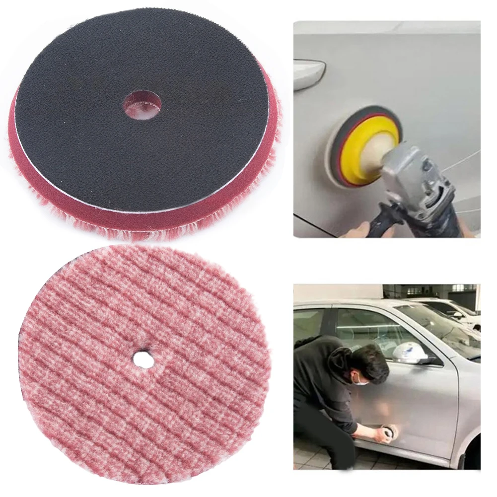 

1 шт. 5/6 дюймов шерстяной полировальный круг моющийся многоразовый шлифовальный шлифовальный диск полировальные подушечки для полировки автомобиля чистка