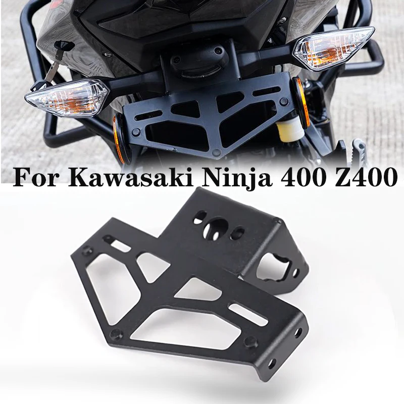 

Motorcycle Rear Registration Plate Holder For Kawasaki Ninja 400 Z400 Motorbike License Plate Bracket Fender Eliminator 2018-24