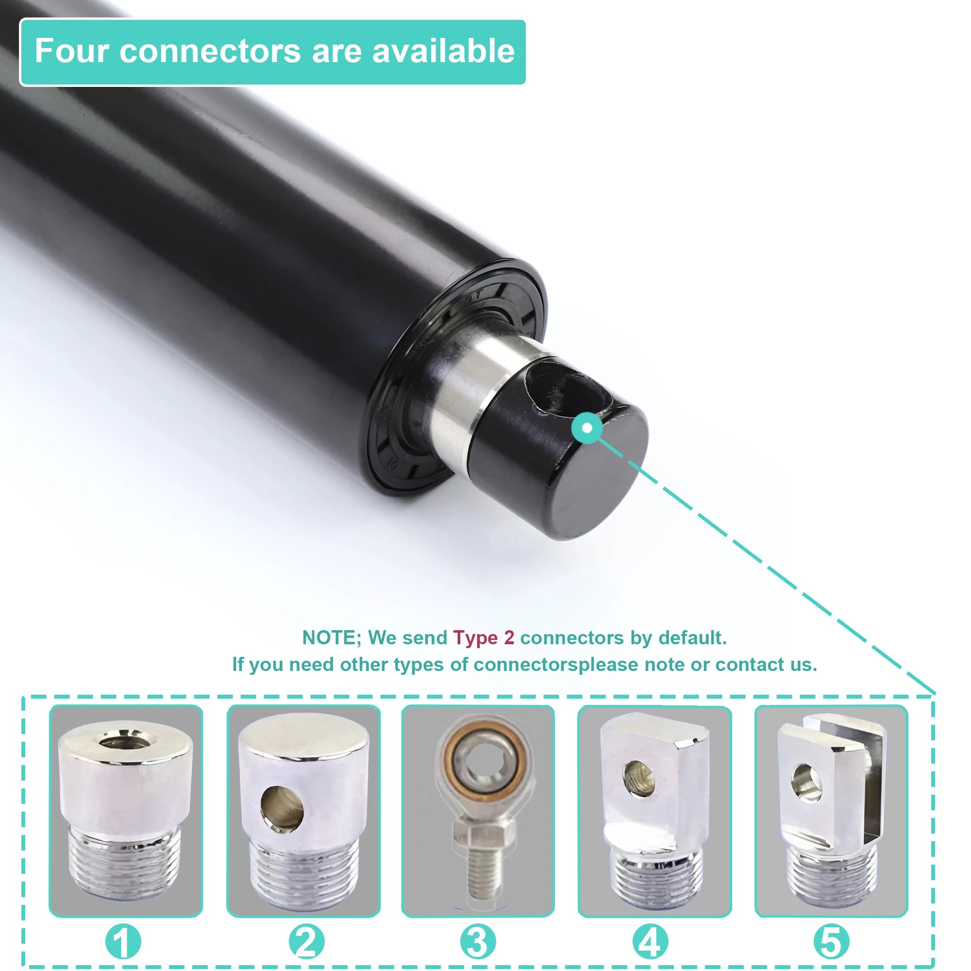 Krihom Linearantrieb IP65 8000N Kraft, 50 mm 150 mm 300 mm 400 mm 500 mm, 12 V 24 V 48 V, Anwendungen für Elektrofahrzeuge und Haushalt – Detail 4