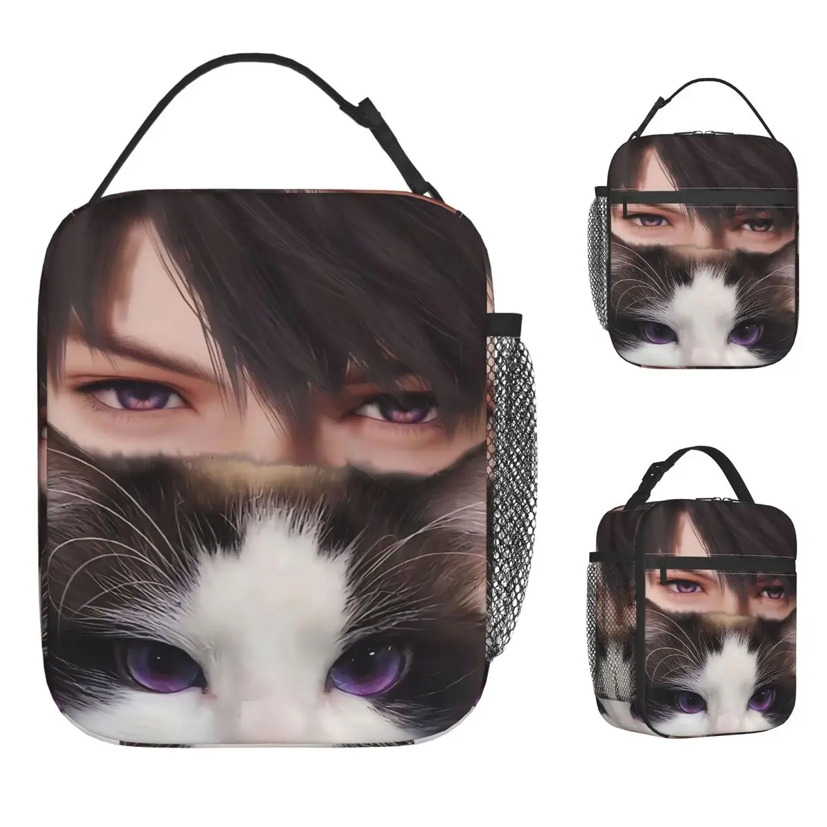 Sylus Love And Space Lunchtasche für Kinderspiel Love And Deepspace Lunchbox Lässige Reise-Kühltasche Thermo-Lunchtaschen