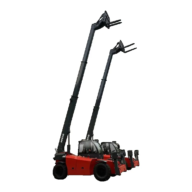 Customized 3.5 Ton Articulated Rough Terrain Telescopic Boom Forklift Telehandler Attachment 4x4 Diesel Engine 1 Year Warranty H