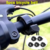 5pcs Bicycle Bell-Aluminum Alloy Bike Handlebar Horn Cycling Safety Warning Alarm Handlebar Call Bell Ring Riding Accessories