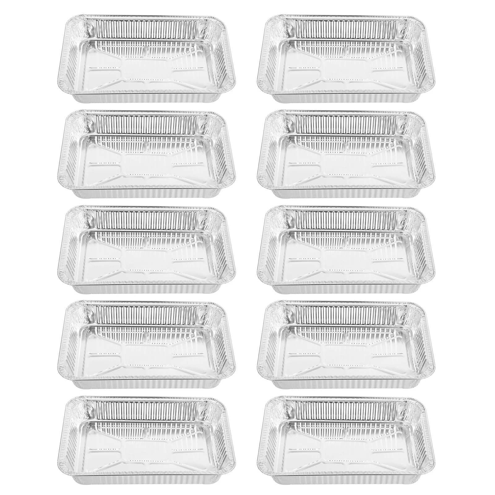 

10pcs BBQ Crayfish Paper Wrapped Fish Grilling Boxes Thickened Tin Foil Disposable Baking Pans Camping Outdoor Parties
