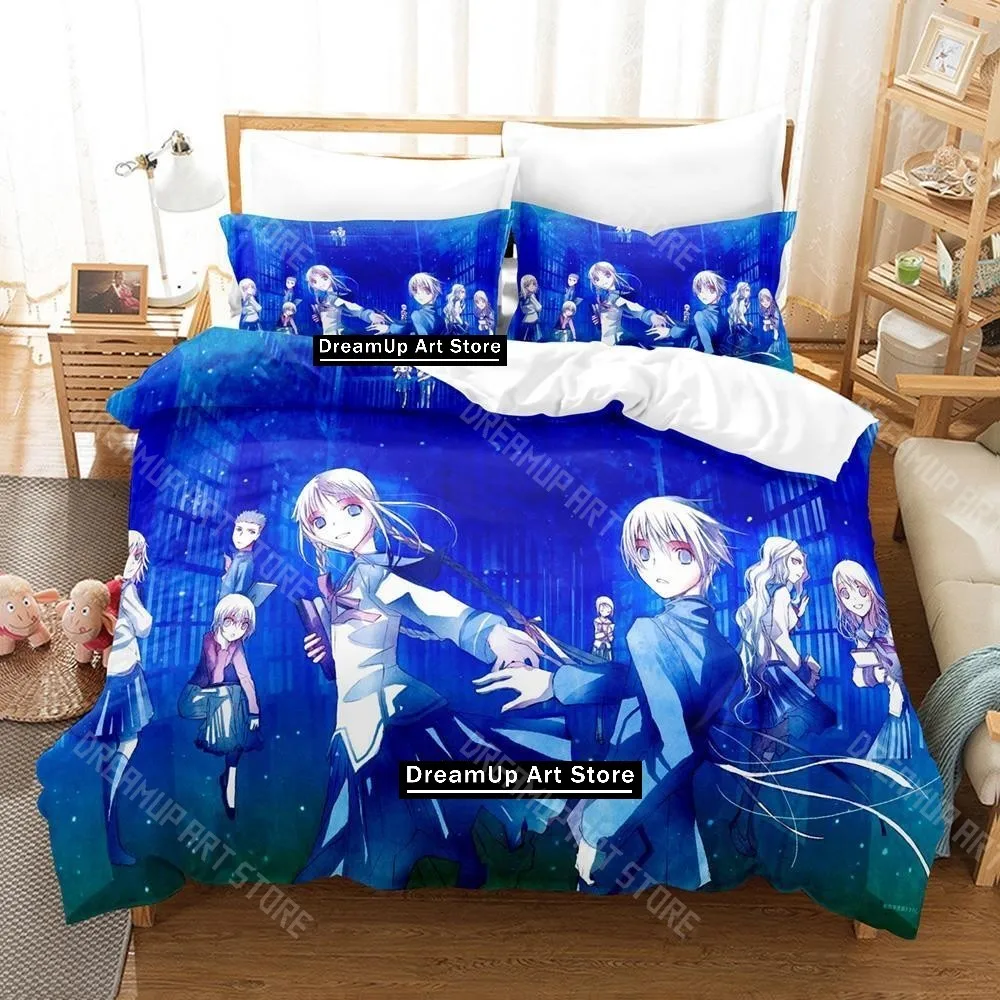 3D Printed Bungaku Shoujo Book Girl Bedding Set for Boys Girls Duvet Cover Pillowcase Twin Queen King Full Single Double Sizes