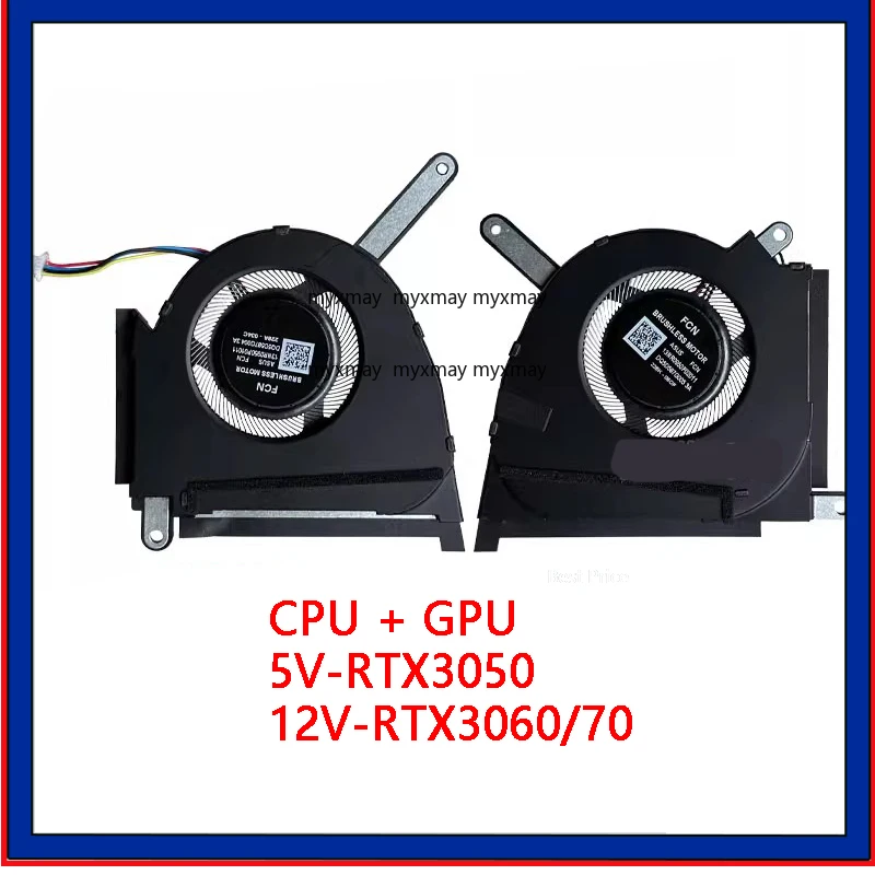 

New Genuine Laptop Cooler CPU GPU Cooling Fan For ASUS FX517 FX517Z FX517ZC FX517ZR TUP AIR 2022