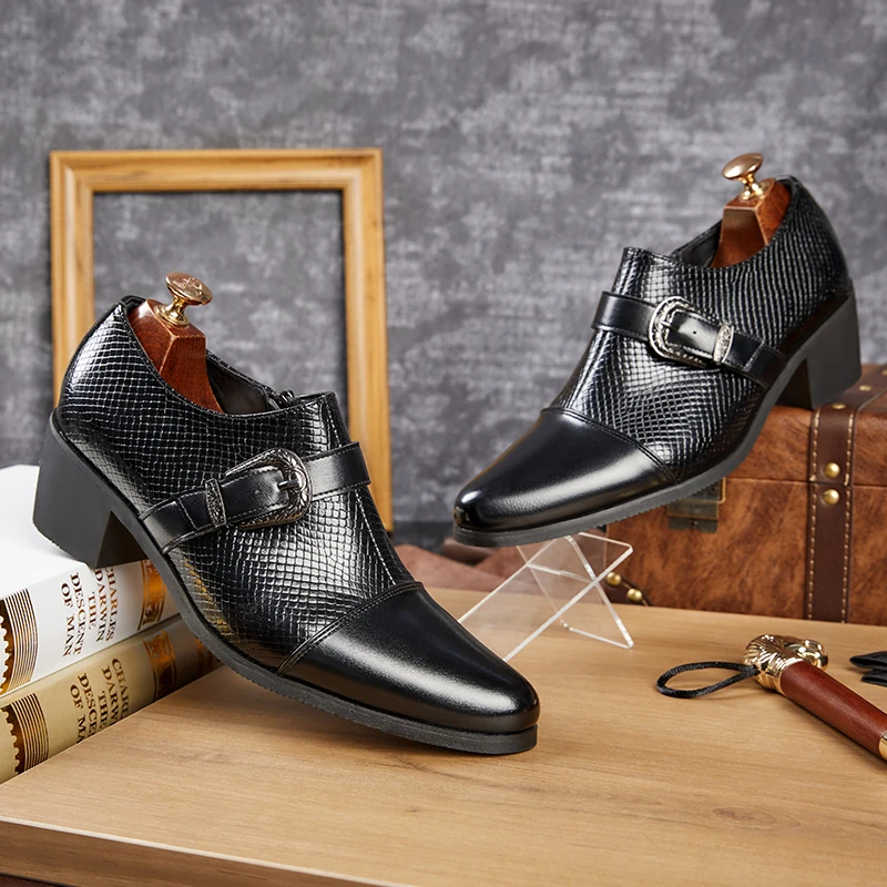 fashion-design-heeled-leather-shoes-retro-buckle-men's-wedding-dress-shoes-slip-on-formal-shoes-for-men-zapatos-de-cuero-hombre