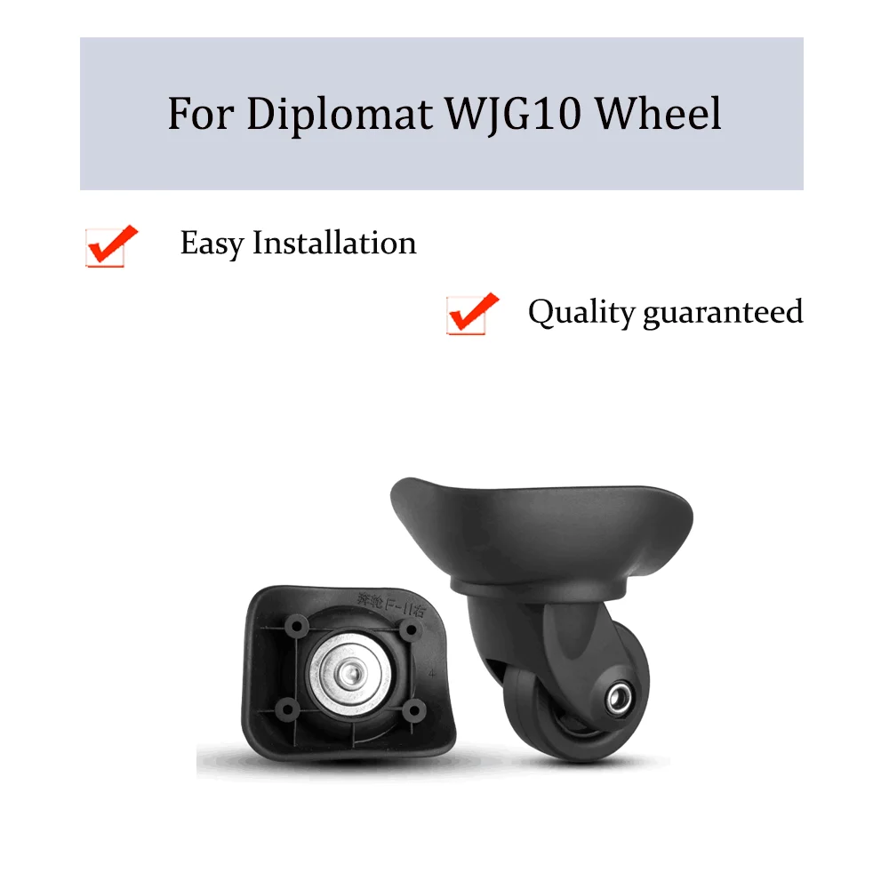 

For Diplomat WJG10 Universal Wheel Replacement Trolley Case Luggage Pulley Silent Smooth Shock Absorbing Accessories CasterWheel