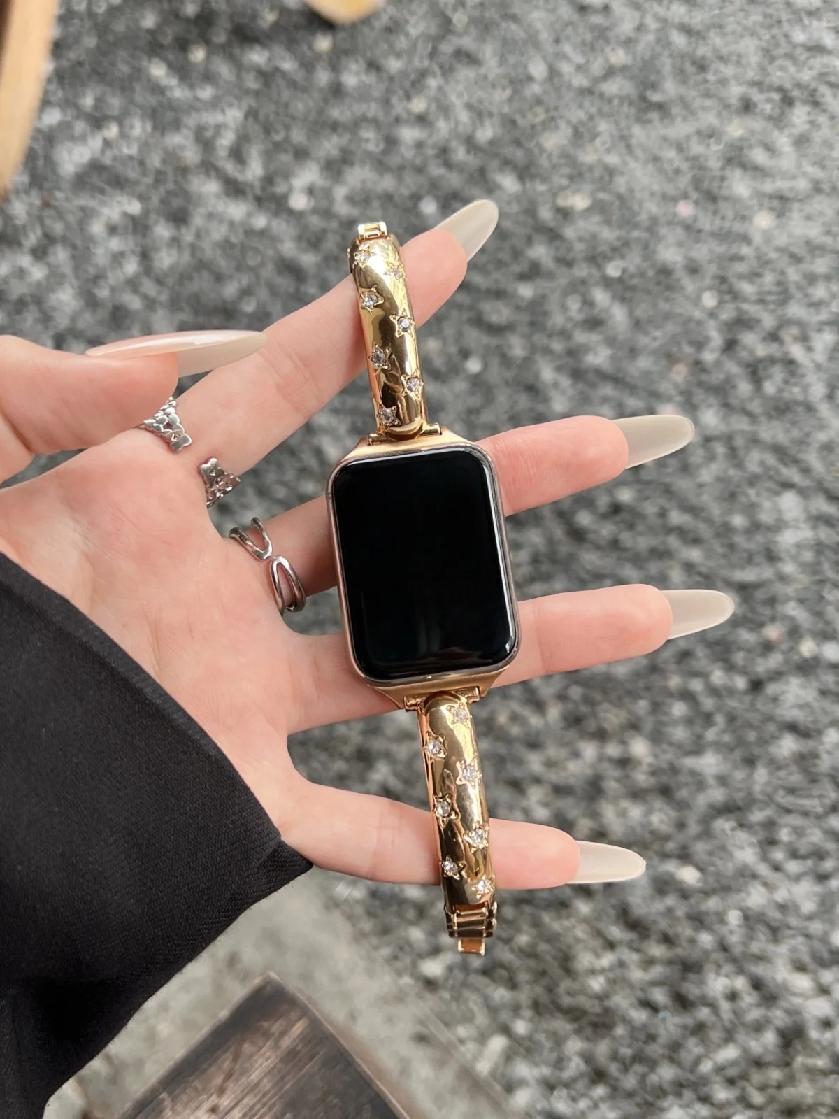 

Star Diamond Metal Strap Suitable Xiaomi Band 8Pro/9Pro，For Mi band 3/4/5/6/7，8/8NFC/9/9NFC/10/10NFC，For Redmi Watch5/4/6