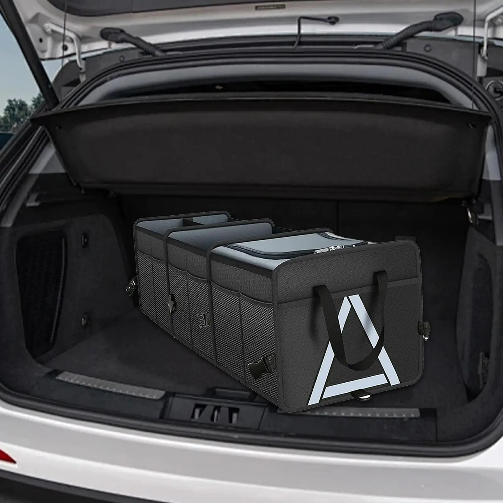 Car Trunk Storage Box Foldable Storage Container Portable Trunk Storage Bin