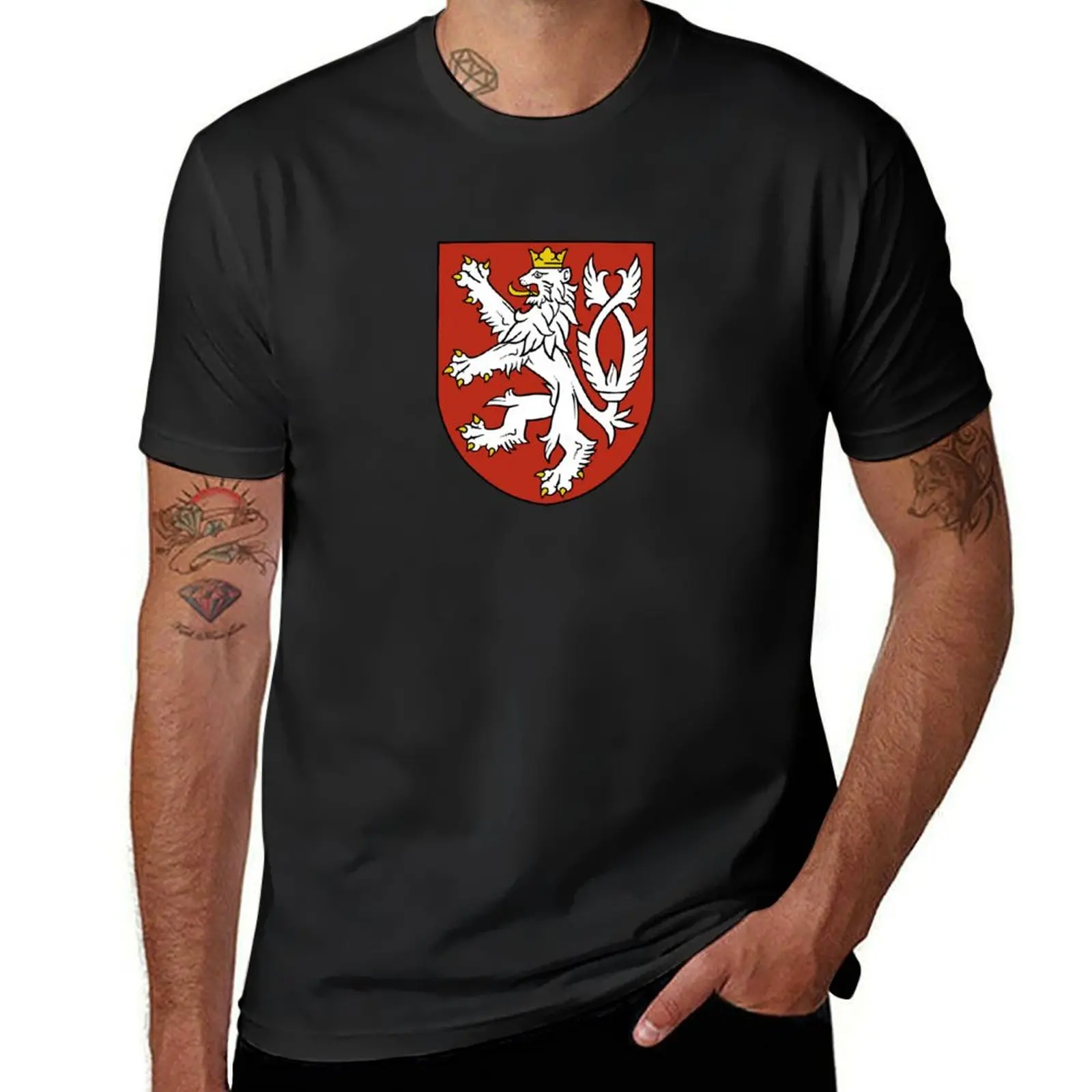 Bohemia coat of arms (Coat of arms of Czech Lands) T-Shirt kawaii clothes oversized shirts graphic tees vintage men clothes