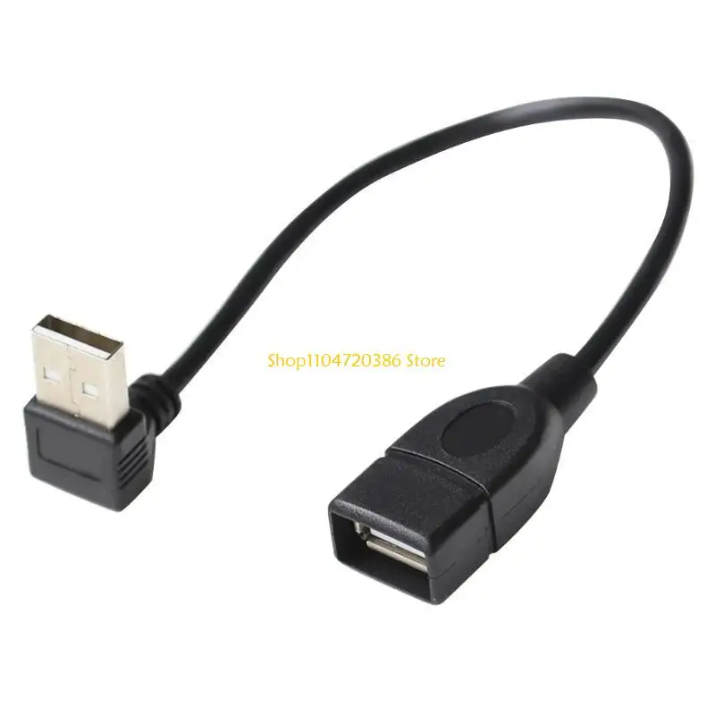 K0EA Usb 2.0 Extension Cable New 90 Angled Down/Up Male To Female Data Charging Wire