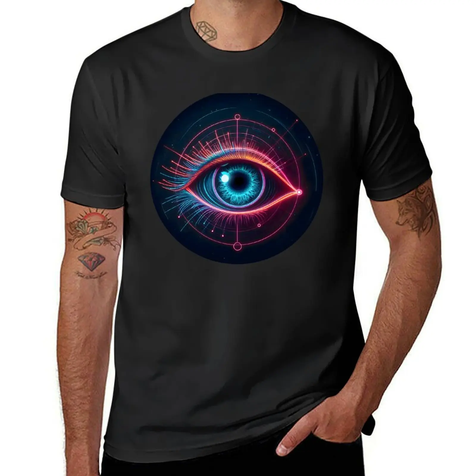 Insightful Eye 1.01 T-Shirt plus sizes animal prinfor boys fruit of the loom mens t shirts