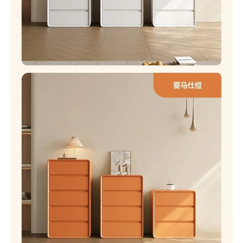 Комод для гостиной, чистый белый ящик, два крема, простой современный шкаф для хранения, шкаф для спальни, три или четыре