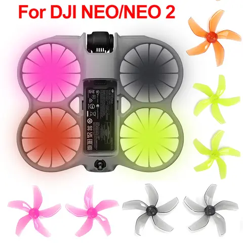For DJI NEO 1/2 Colorful Paddles Propeller Blade Colorful Small Lightweight Wings Propeller Replacement Spare Parts Accessories